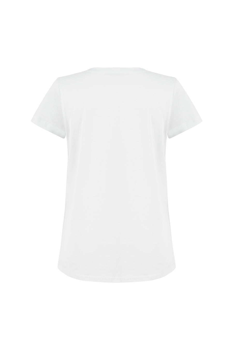 Oversize Beyaz Uzun T-Shirt