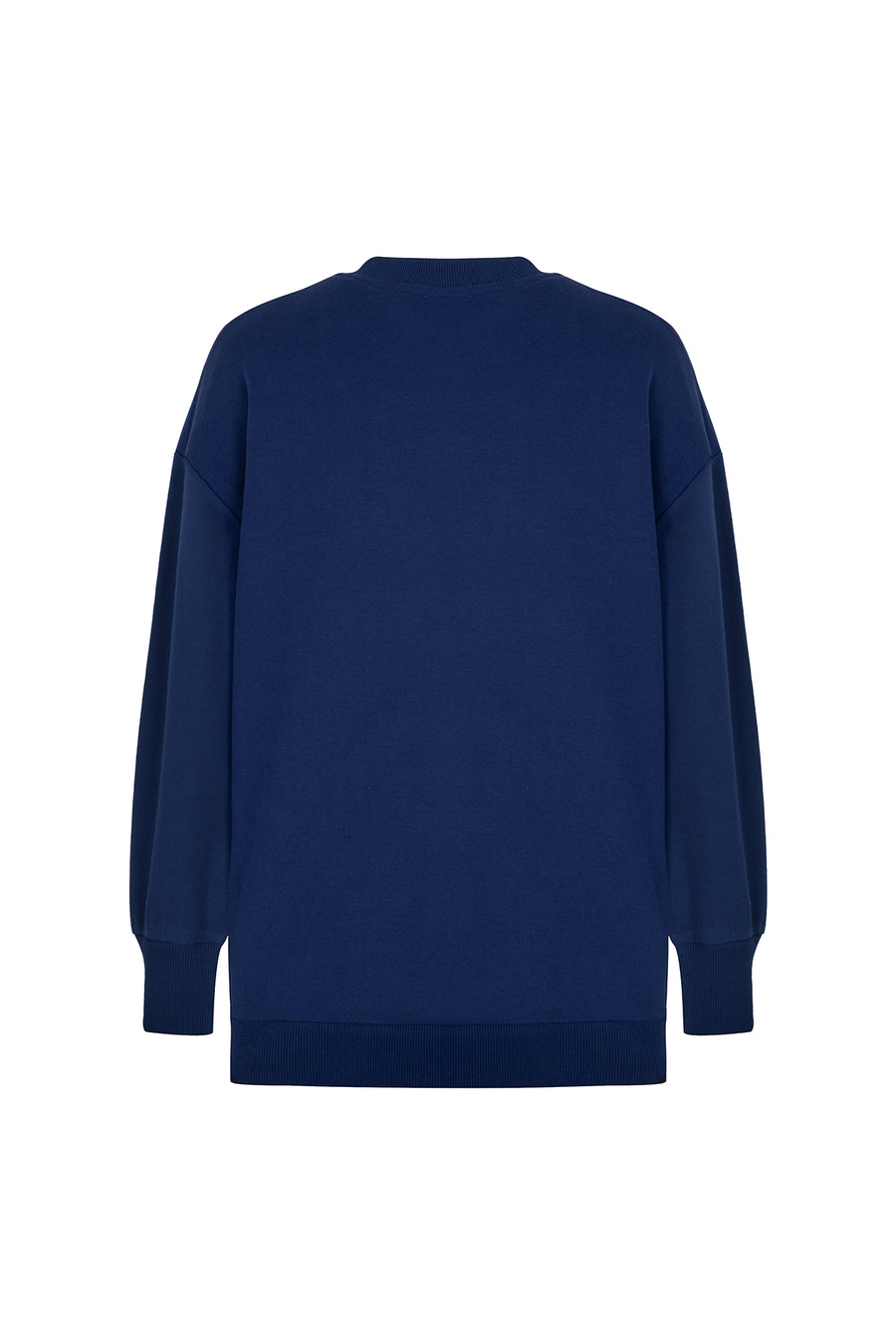 Oversize Lacivert Sweatshirt