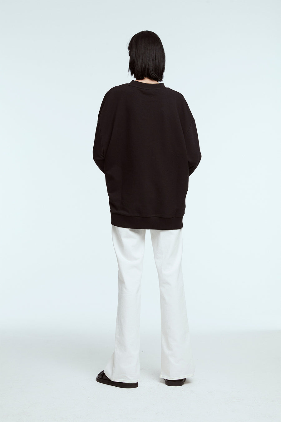 Oversize Siyah Sweatshirt