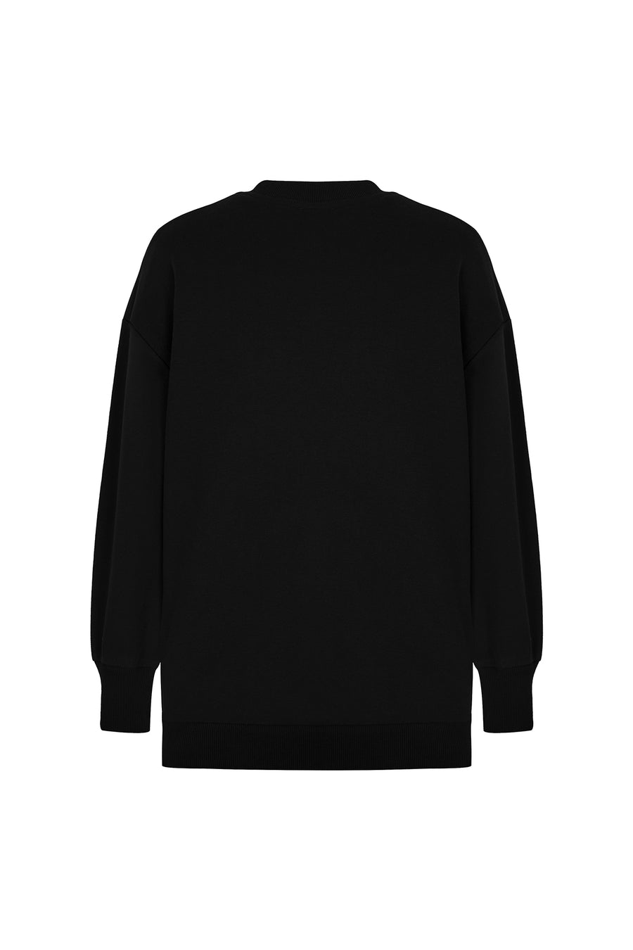 Oversize Siyah Sweatshirt